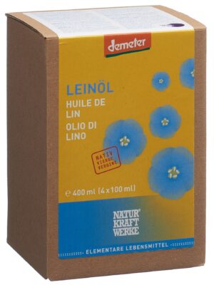 NATURKRAFTWERKE Leinöl nativ Demeter      4 100 ml