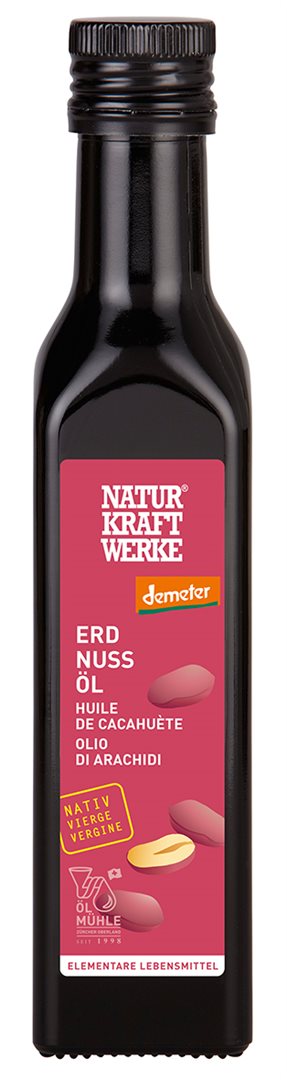 NATURKRAFTWERKE Erdnussoel nativ Demeter 250 ml