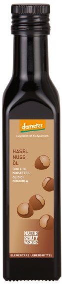 NATURKRAFTWERKE Haselnussoel nativ Demeter 250 ml