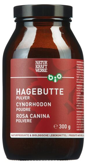 NATURKRAFTWERKE Hagebutte Pulver Bio         300 g