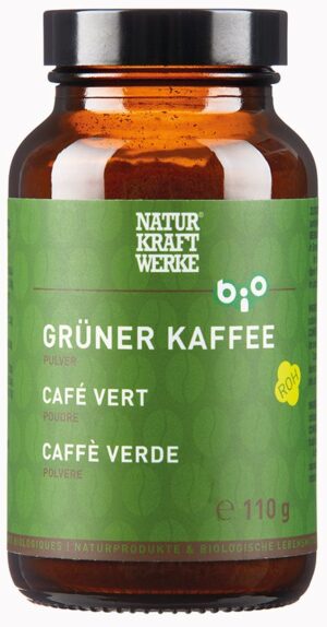 NATURKRAFTWERKE Grüner Kaffee Pulver Bio     110 g