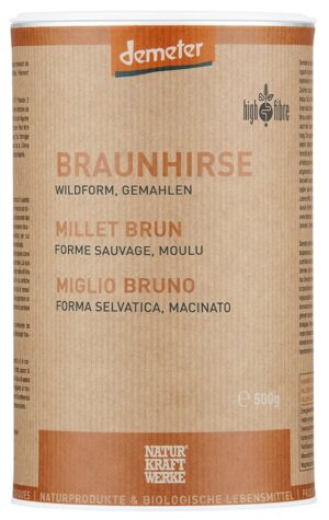 NATURKRAFTWERKE Braunhirse gemahlen Demeter  500 g