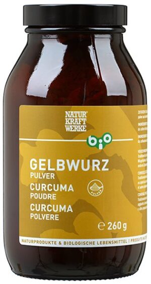 NATURKRAFTWERKE Gelbwurz Pulver Bio 260 g