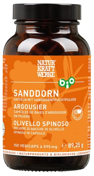 NATURKRAFTWERKE Sanddorn Vegicaps Bio 150 Stk