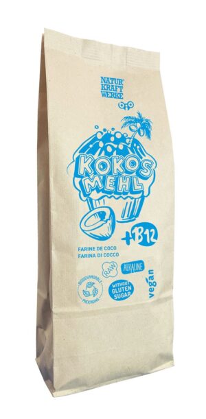 NATURKRAFTWERKE Kokosmehl mit B12 Bio 600 g