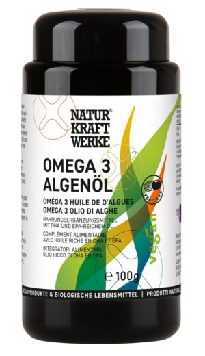 NATURKRAFTWERKE Omega 3 Algenöl VegicapsGlas 100 g
