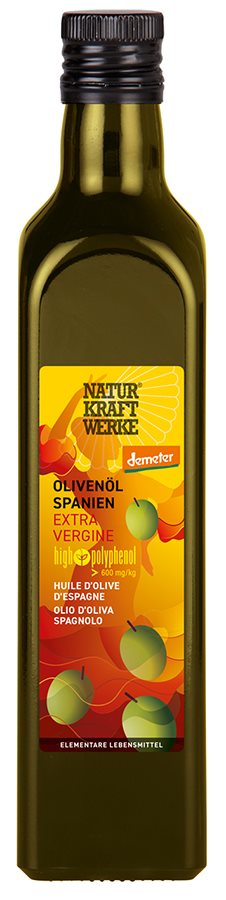 NATURKRAFTWERKE Olivenöl Spanien verg DemFl 500 ml