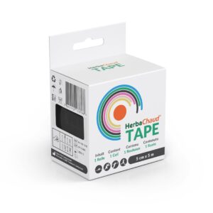 HERBACHAUD Tape 5cmx5m schwarz