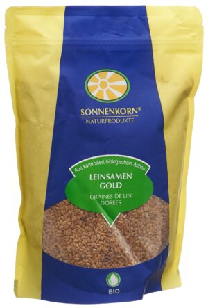 SONNENKORN Leinsamen Gold Bio Knospe         500 g