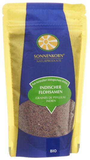 SONNENKORN Indischer Flohsamen ganz Bio      220 g