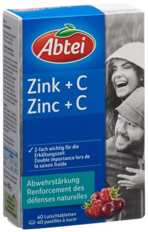 ABTEI Zink + C Lutschtabl             Blist 40 Stk