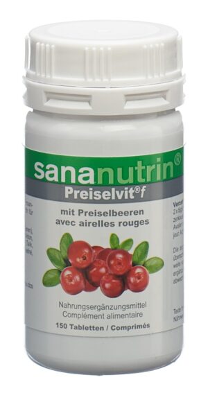 SANANUTRIN Preiselvit f Tabl            Ds 150 Stk