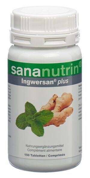 SANANUTRIN Ingwersan plus Tabl          Ds 150 Stk