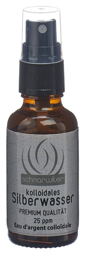 SCHNARWILER kolloidales Silberwasser 25ppSpr 30 ml
