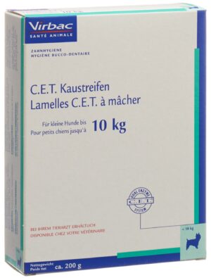 CET Zahnhygiene Kaustreifen Hunde -10kg      200 g