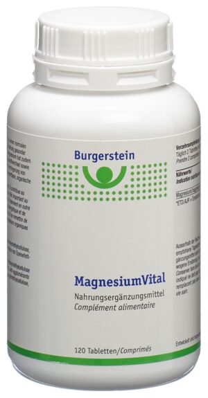 BURGERSTEIN Magnesiumvital Tabl         Ds 120 Stk