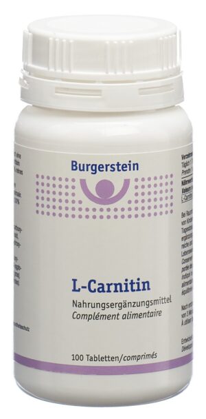 BURGERSTEIN L-Carnitin Tabl             Ds 100 Stk