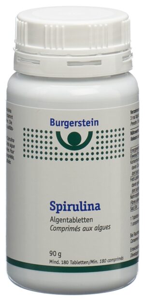 BURGERSTEIN Spirulina Tabl              Ds 180 Stk