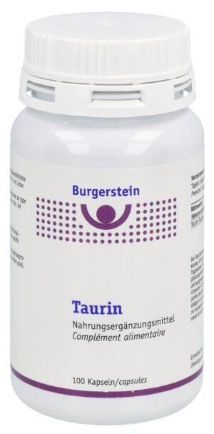 BURGERSTEIN Taurin Kaps                    100 Stk