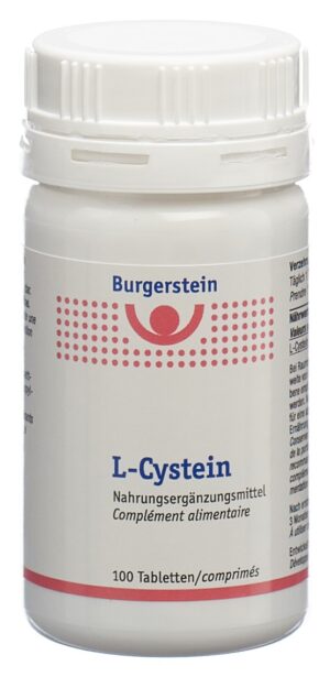 BURGERSTEIN L-Cystein Tabl              Ds 100 Stk