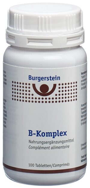 BURGERSTEIN B-Komplex Tabl                 100 Stk