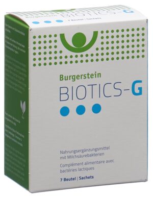 BURGERSTEIN Biotics-G Plv                Btl 7 Stk