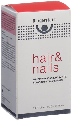 BURGERSTEIN Hair & Nails Tabl              240 Stk