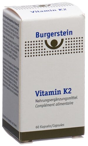BURGERSTEIN Vitamin K2 Weichkaps 180 mcg Ds 60 Stk