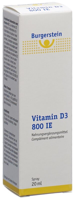 BURGERSTEIN Vitamin D3 800 IE            Spr 20 ml