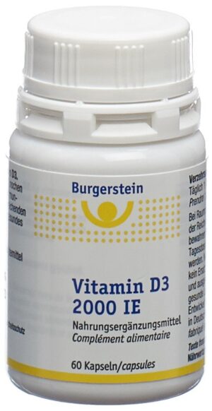BURGERSTEIN Vitamin D3 Kaps 2000 IE      Ds 60 Stk