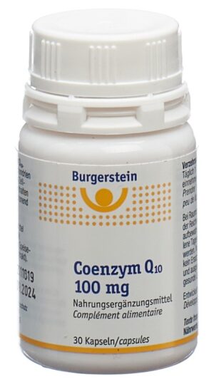 BURGERSTEIN Coenzym Q10 Kaps 100 mg      Ds 30 Stk