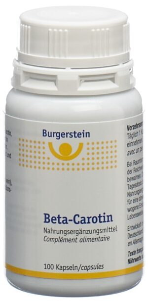 BURGERSTEIN Beta-Carotin Kaps           Ds 100 Stk