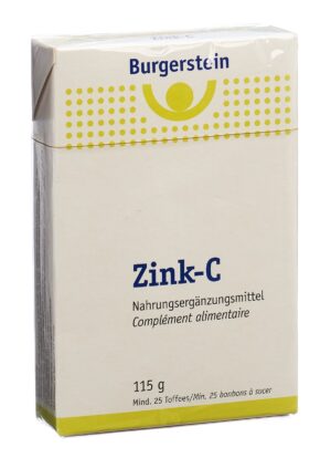 BURGERSTEIN Zink-C Toffees                   115 g