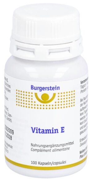BURGERSTEIN Vitamin E Kaps              Ds 100 Stk