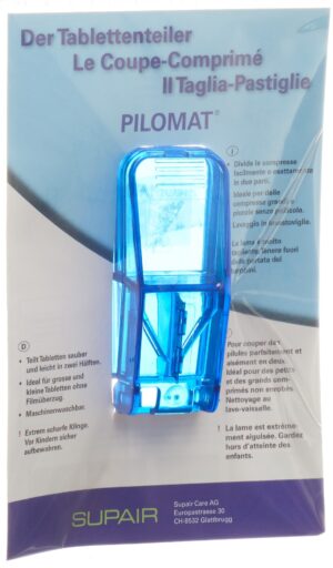 PILOMAT Tablettenteiler blau