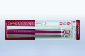 SWISSDENT Whitening Zahnbuerste Trio wei pink grau