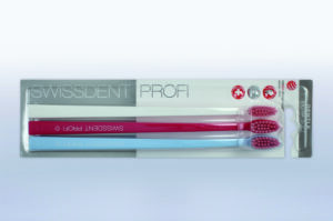 SWISSDENT Gentle Zahnbuerste Trio wei pink hellb