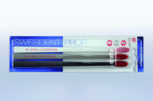 SWISSDENT Colours Zahnbuerste Trio weiss grau schw