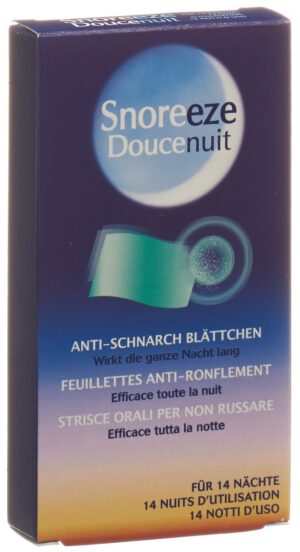 SNOREEZE doucenuit Anti-Schnarch Blättchen  14 Stk