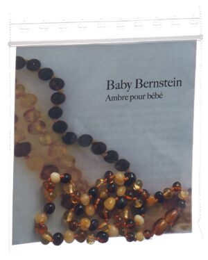 SELENAS Baby Bernsteinkette 32-34cm multicol abger