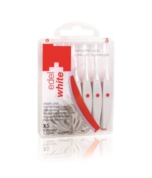 EDEL+WHITE Interdental Bürsten XS 0.42mm 6 Stk
