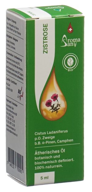 AROMASAN Zistrose Äth/Öl in Schachtel Bio 5 ml