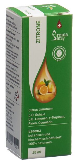 AROMASAN Zitrone Äth/Öl in Schachtel Bio 15 ml