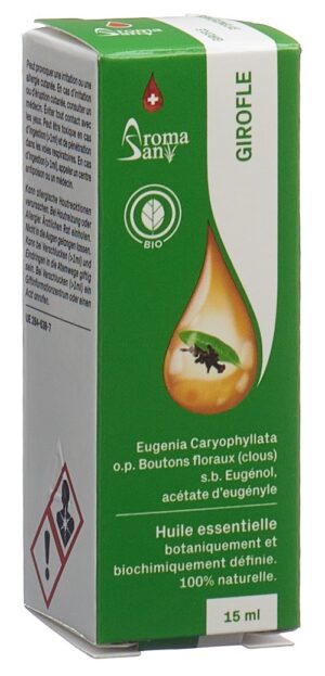 AROMASAN Gewürznelke Äth/Öl in Schachtel Bio 15 ml
