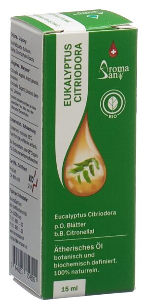 AROMASAN Eukalyptus citri Äth/Öl Schacht Bio 15 ml