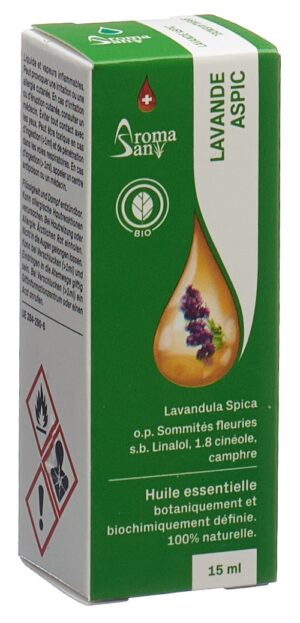AROMASAN Speiklavendel Äth/Öl BIO Schachtel  15 ml