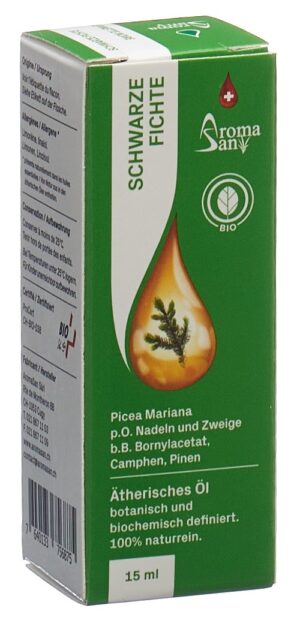 AROMASAN Schw Fichte Nadel Äth/Öl Schachtel 15 ml