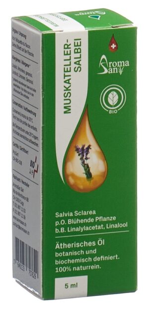 AROMASAN Muskateller Salbei Äth/Öl Schach Bio 5 ml
