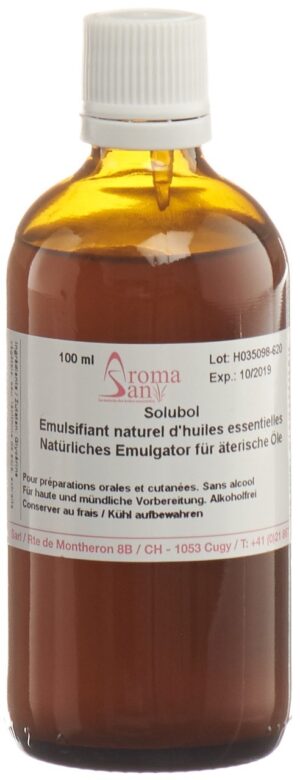 SOLUBOL Natürlicher Emulgator für äth Öle   100 ml