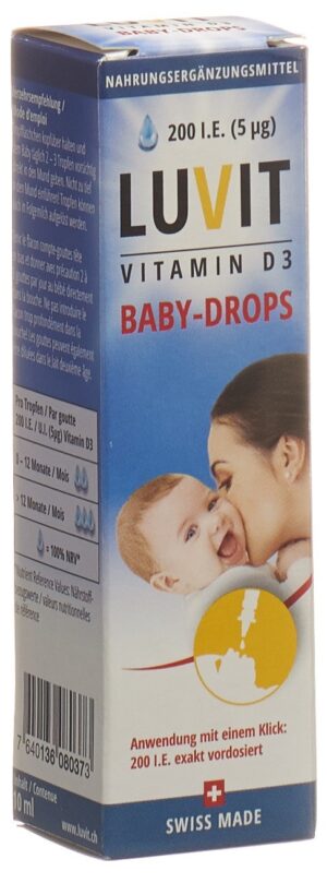 LUVIT Vitamin D3 Baby-Drops          Tropffl 10 ml